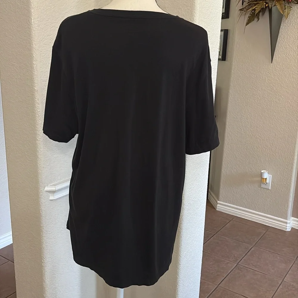 J.Crew essential tee black short sleeve cotton T-shirt Size L
